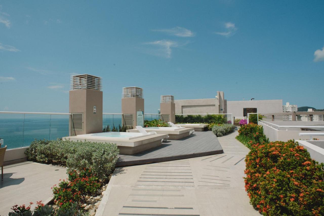 Edificio Reserva Del Mar, Apartamentos 1618, 1614 Y 1714 圣玛尔塔 外观 照片